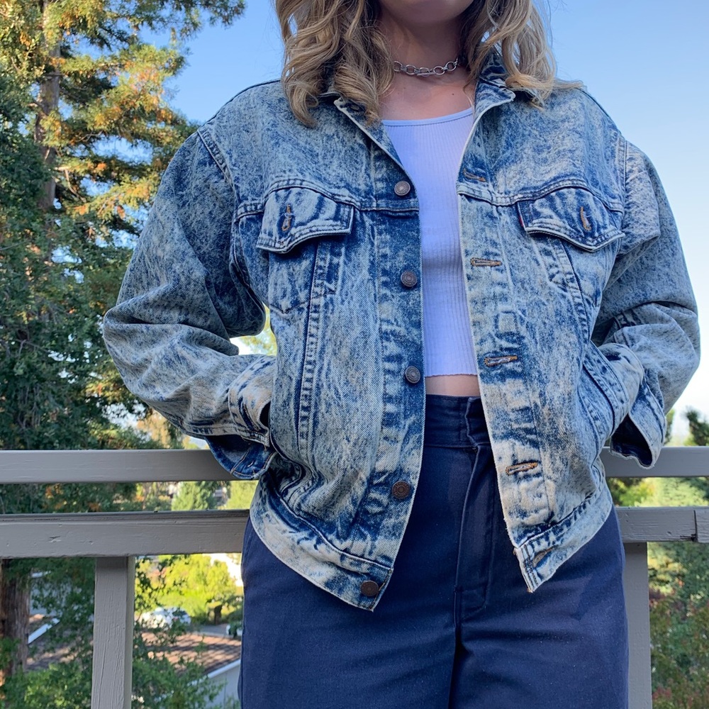 Levis vintage acid wash jacket